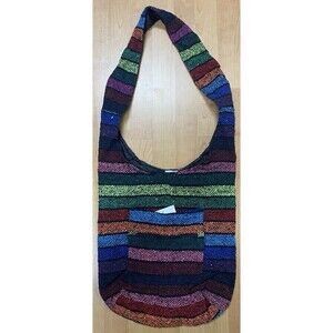 Boho Hippie Crossbody Hobo Shoulder Baja Beach Bag Purse Made in Mexico